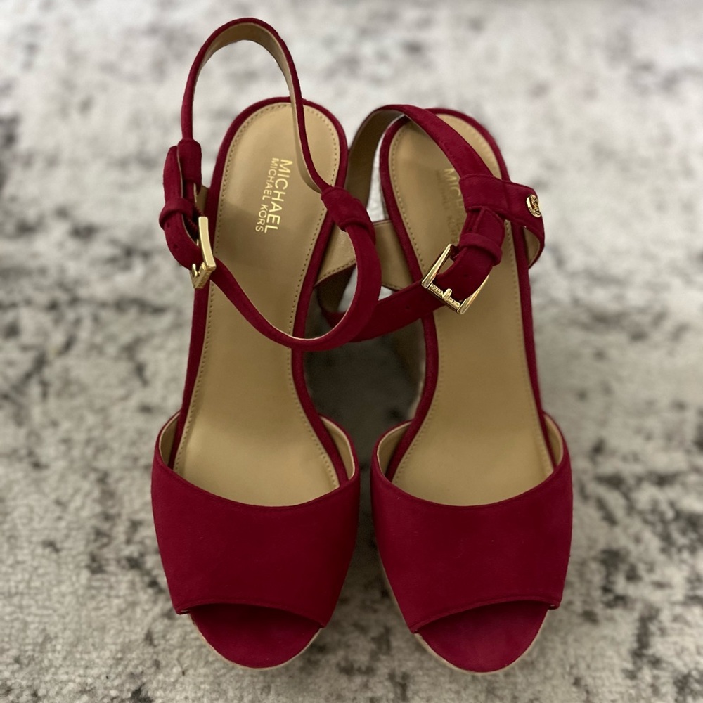 Michael Kors Carlyn Wedge Sandals